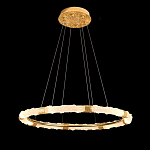 Люстра в форме кольца с золотым декором Warm Heavenly Light варинант исполнения - 9 | Loft Concept в Ижевске