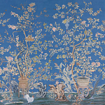 Обои ручная роспись Houghton Canton Blue варинант исполнения - 2 | Loft Concept в Ижевске