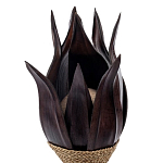 Настольная лампа черная INDONESIAN LAMPS 1 варинант исполнения - 2 | Loft Concept в Ижевске