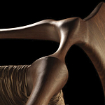 Стул из Ореха с плетеным сидением Kronos Dining Chair Brown варинант исполнения - 2 | Loft Concept в Ижевске