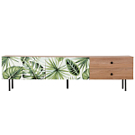 Длинная ТВ-тумба с принтом на ящиках Elise TV Stand варинант исполнения - 2 | Loft Concept в Ижевске