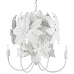 Люстра белая в виде цветков шиповника White Rosehip Flower варинант исполнения - 2 | Loft Concept в Ижевске