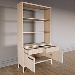 Стеллаж Primo с ящиками Светлый дуб  варинант исполнения - 7 | Loft Concept в Ижевске