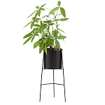 Кашпо из металла Elevated Planters черное варинант исполнения - 2 | Loft Concept в Ижевске