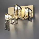 Бра волнистой формы из фактурного стекла Big Wave варинант исполнения - 3 | Loft Concept в Ижевске