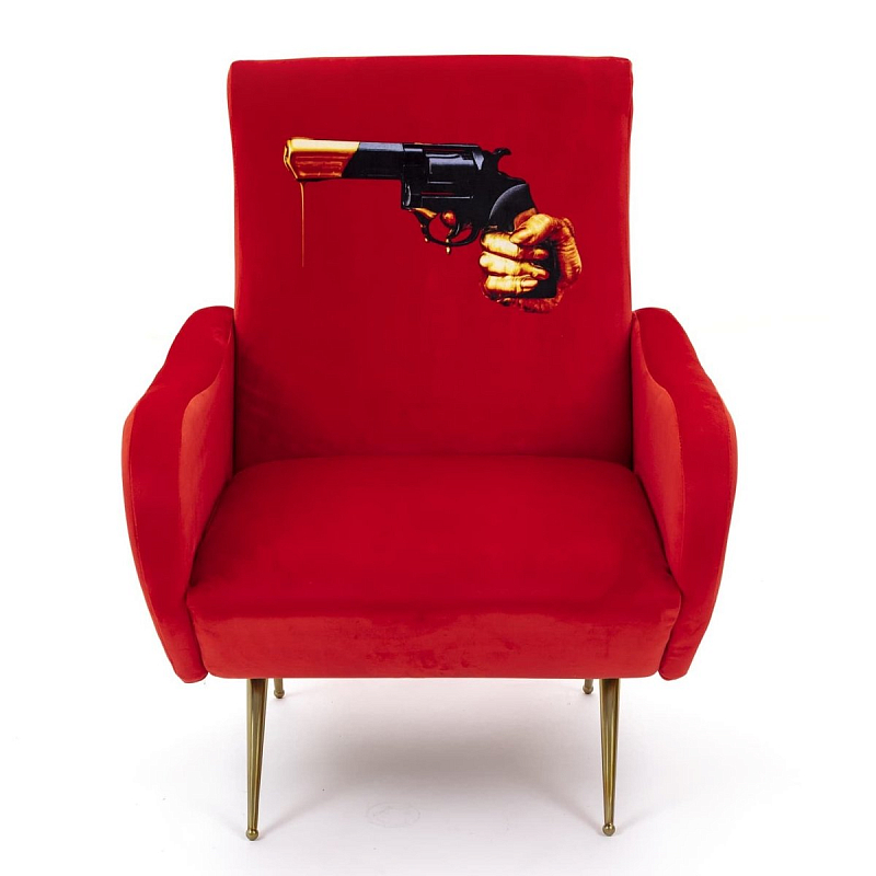 Кресло Seletti Armchair Revolver Красный в Ижевске | Loft Concept 