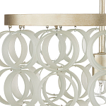 Потолочный светильник с каскадом из круглых декоративных колец Waterfall from the Rings варинант исполнения - 1 | Loft Concept в Ижевске