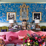 Обои ручная роспись Houghton Canton Blue варинант исполнения - 5 | Loft Concept в Ижевске