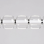 Люстра линейная с 6-ю прозрачными стеклянными плафонами округлой формы HANDLE GRAPE варинант исполнения - 4 | Loft Concept в Ижевске