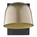 Бра с наклонным плафоном в сочетании золотистого и чёрного цвета Sconce with Sloping Shade варинант исполнения - 1 | Loft Concept в Ижевске