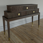 Премиальная Консоль с тремя ящиками Elsa Dreams Walnut варинант исполнения - 1 | Loft Concept в Ижевске