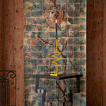 Обои ручная роспись Braganza Standard colourway on dyed paper варинант исполнения - 3 | Loft Concept в Ижевске