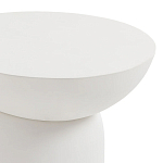 Приставной столик белого цвета Tori варинант исполнения - 3 | Loft Concept в Ижевске