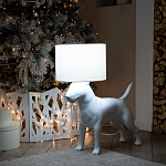 Лампа COLLECTION OF DOGS с абажуром Бультерьер варинант исполнения - 10 | Loft Concept в Ижевске