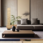 Торшер из натурального камня Stone Constructor варинант исполнения - 8 | Loft Concept в Ижевске