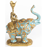 Фарфоровый подсвечник Слон с эмоцией Fluens варинант исполнения - 2 | Loft Concept в Ижевске