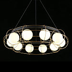 Люстра подвесная круглая с белыми плафонами Martin варинант исполнения - 1 | Loft Concept в Ижевске