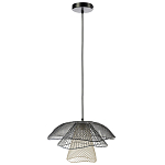 Подвесной светильник Black Grey Mesh Lampshade Hanging Lamp варинант исполнения - 2 | Loft Concept в Ижевске
