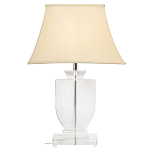 Настольная лампа хрустальная с бежевым абажуром Perfect варинант исполнения - 1 | Loft Concept в Ижевске