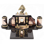 Настольный письменный набор из яшмы с декором в виде орла Manager Organizer варинант исполнения - 1 | Loft Concept в Ижевске