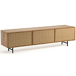 ТВ-тумба с декором из ротанга Pansy Rattan TV Stand варинант исполнения - 6 | Loft Concept в Ижевске