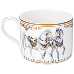 Чайный сервиз из фарфора с изображением лошадей на 6 персон 14 предметов Porcelain Horse Set варинант исполнения - 4 | Loft Concept в Ижевске