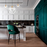 Подвесной светильник со стеклянным прозрачным плафоном в форме шара и золотыми металлическим акцентами 30 ClassiCon варинант исполнения - 6 | Loft Concept в Ижевске