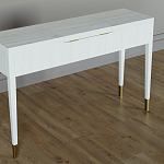 Туалетный стол - Трельяж Elsa Dreams White 120 см варинант исполнения - 4 | Loft Concept в Ижевске
