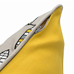 Чехол на подушку с рисунком и вышивкой Aurora Allure Sprout варинант исполнения - 4 | Loft Concept в Ижевске