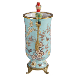 Ваза с двумя птичками из фарфора с бронзовыми элементами Garden of Eden варинант исполнения - 3 | Loft Concept в Ижевске