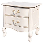 Прикроватная тумба в стиле прованс  с 2-мя ящиками Favre Montmartre Provence Bedside Table варинант исполнения - 1 | Loft Concept в Ижевске