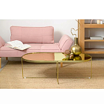 Кофейный столик овальный золотой Modern Mirror Gold Table варинант исполнения - 1 | Loft Concept в Ижевске