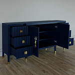 Большой Комод-буфет Elsa Dreams Blue с ящиками варинант исполнения - 6 | Loft Concept в Ижевске