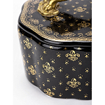 Шкатулка черного цвета с крышкой с фигуркой льва Eden Garden варинант исполнения - 3 | Loft Concept в Ижевске