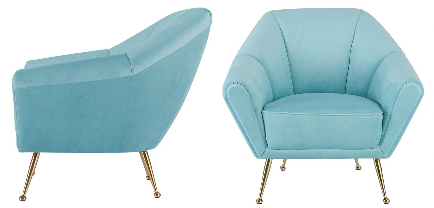 Кресло Brunner Chair light blue Кресло Brunner Chair light blue - Loft-Concept в Ижевске