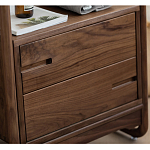 Вешалка деревянная с 2- мя ящиками Moon Walnut Furniture варинант исполнения - 8 | Loft Concept в Ижевске