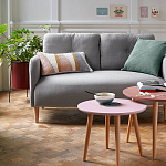 Кашпо из металла Elevated Planters красное варинант исполнения - 3 | Loft Concept в Ижевске