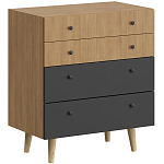 Комод с принтом на ящиках Elise Chest of Drawers варинант исполнения - 10 | Loft Concept в Ижевске