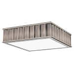 Потолочный светильник квадратный с гофрированным абажуром цвета графит Millennium варинант исполнения - 2 | Loft Concept в Ижевске