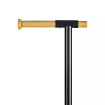 Держатель для туалетной бумаги с подвесным ершиком Black Bathroom Accessory варинант исполнения - 3 | Loft Concept в Ижевске