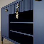 Комод-буфет Elsa Dreams Blue с открытыми полками   варинант исполнения - 7 | Loft Concept в Ижевске