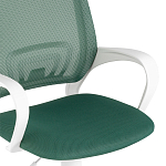 Офисное кресло с основанием из белого пластика Desk chairs Green варинант исполнения - 6 | Loft Concept в Ижевске