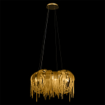 Люстра подвесная круглая с изогнутыми металлическими дугами и ниспадающими цепочками 65 см Atlantis Chain варинант исполнения - 3 | Loft Concept в Ижевске