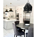 Люстра черная с несколькими ярусами деревянных палочек Bright Wooden Chandelier варинант исполнения - 4 | Loft Concept в Ижевске