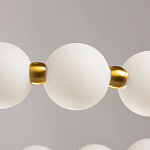 Люстра круглая с матовыми белыми шарами PEARLS Suspension варинант исполнения - 8 | Loft Concept в Ижевске