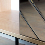 Шкаф-буфет с зеркальным декором Serena Cupboard варинант исполнения - 3 | Loft Concept в Ижевске