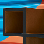 Дизайнерская скамейка  Canton  Beech and Black Bench варинант исполнения - 8 | Loft Concept в Ижевске