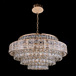 Люстра хрустальная в неоклассическом стиле на золотистом каркасе Majesty варинант исполнения - 8 | Loft Concept в Ижевске