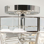 Потолочный светильник шестигранной формы с прозрачными стеклянным плафоном Elstead Lighting варинант исполнения - 6 | Loft Concept в Ижевске