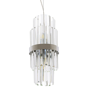 Подвесной светильник Deniel Crystal Hanging Lamp Chrome